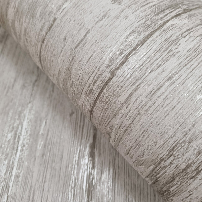 Dutch Wallcoverings Dutch Wallcoverings - FC Textura- Sapele Grey - Vliesbehang - 10m x 53cm - 66151