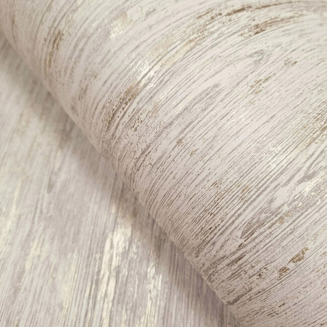 Dutch Wallcoverings Dutch Wallcoverings - FC Textura- Sapele Dove - Vliesbehang - 10m x 53cm - 66152
