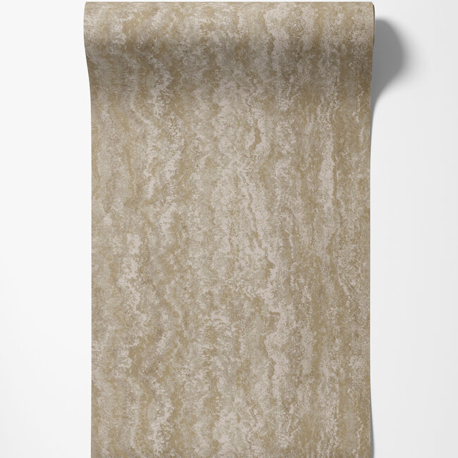 Dutch Wallcoverings Dutch Wallcoverings - FC Textura- Tinos Taupe - Vliesbehang - 10m x 53cm - 66160