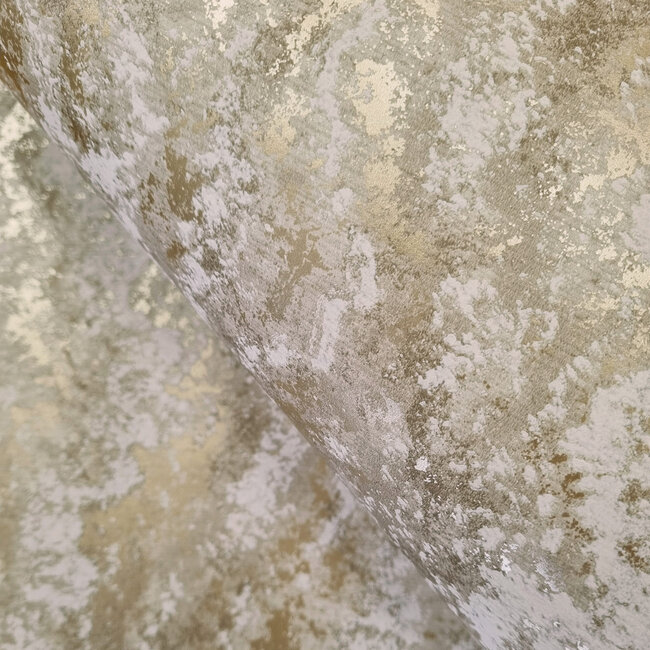 Dutch Wallcoverings Dutch Wallcoverings - FC Textura- Tinos Taupe - Vliesbehang - 10m x 53cm - 66160