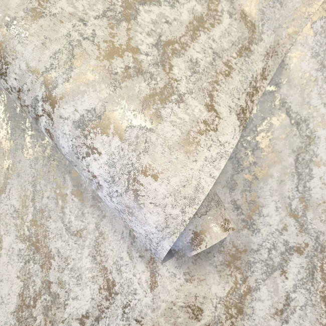 Dutch Wallcoverings Dutch Wallcoverings - FC Textura- Tinos Dove - Vliesbehang - 10m x 53cm - 66162