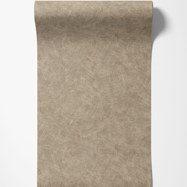 Dutch Wallcoverings Dutch Wallcoverings - FC Textura- Ondala Taupe - Vliesbehang - 10m x 53cm - 66171