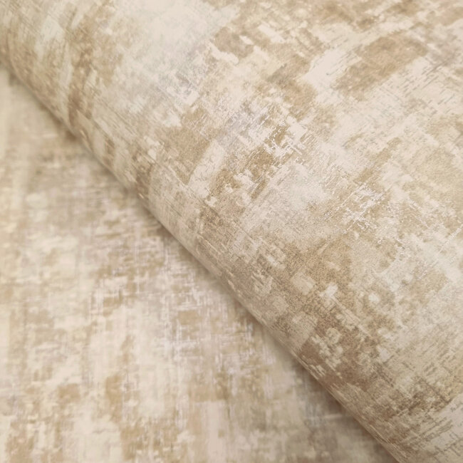 Dutch Wallcoverings Dutch Wallcoverings - FC Textura- Modulo Cream - Vliesbehang - 10m x 53cm - 66180