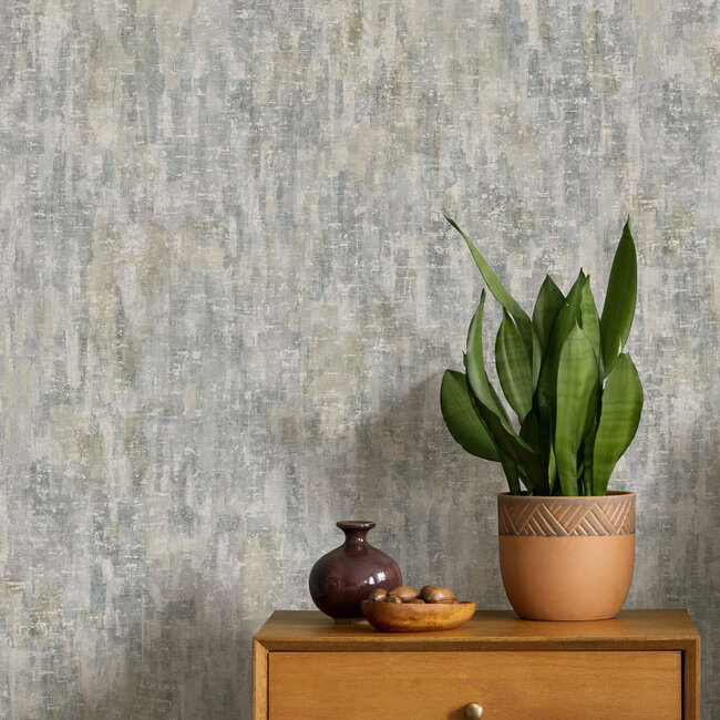 Dutch Wallcoverings Dutch Wallcoverings - FC Textura- Modulo Blue - Vliesbehang - 10m x 53cm - 66181