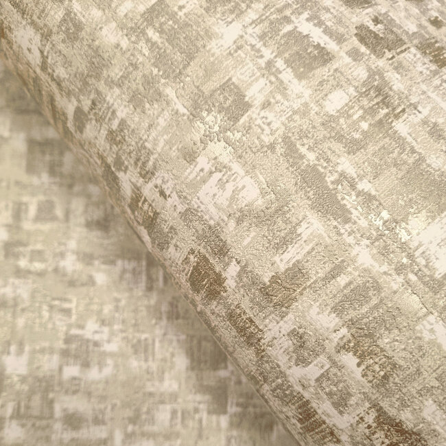 Dutch Wallcoverings Dutch Wallcoverings - FC Textura- Valora Cream - Vliesbehang - 10m x 53cm - 66191
