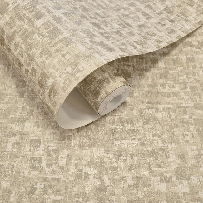 Dutch Wallcoverings Dutch Wallcoverings - FC Textura- Valora Cream - Vliesbehang - 10m x 53cm - 66191
