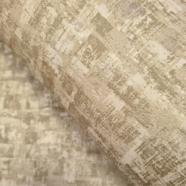 Dutch Wallcoverings Dutch Wallcoverings - FC Textura- Valora Beige - Vliesbehang - 10m x 53cm - 66192