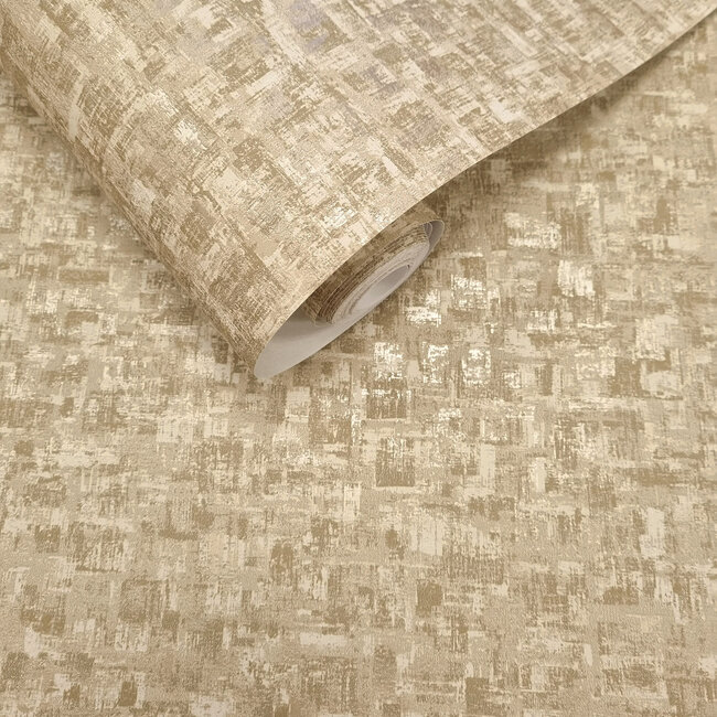 Dutch Wallcoverings Dutch Wallcoverings - FC Textura- Valora Beige - Vliesbehang - 10m x 53cm - 66192