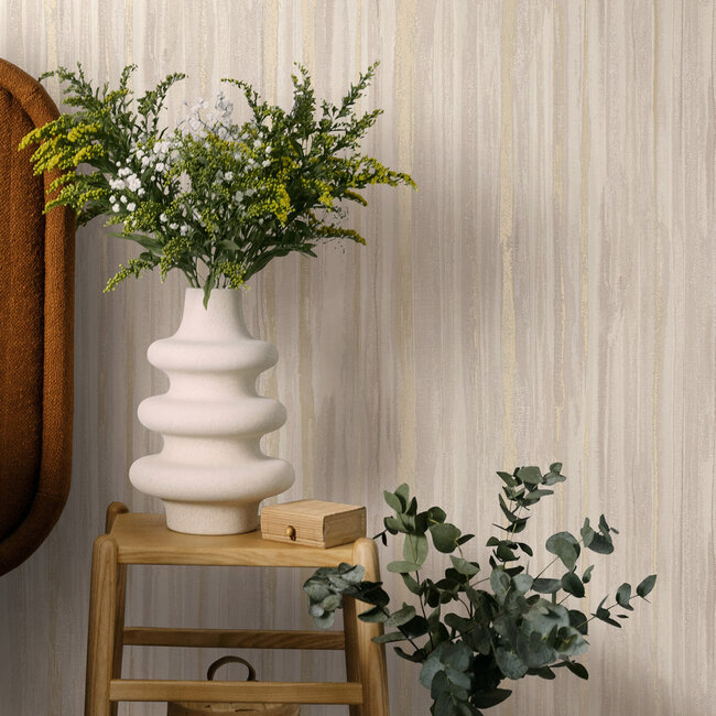 Dutch Wallcoverings Dutch Wallcoverings - FC Textura- Calico Dove - Vliesbehang - 10m x 53cm - 66210