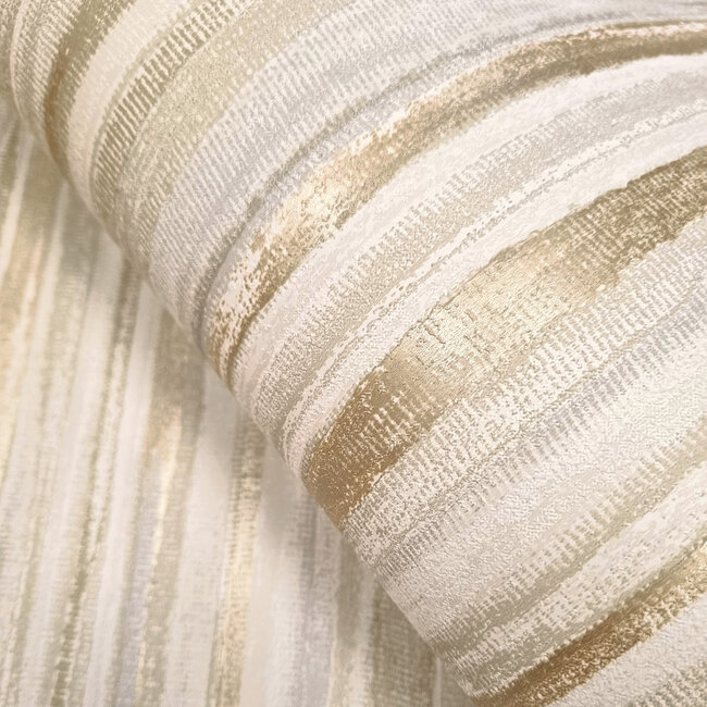 Dutch Wallcoverings Dutch Wallcoverings - FC Textura- Calico Cream - Vliesbehang - 10m x 53cm - 66211