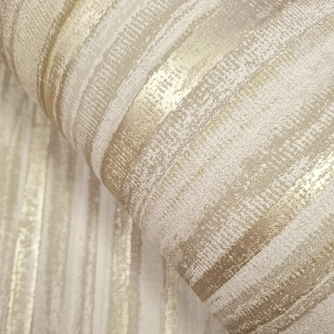 Dutch Wallcoverings Dutch Wallcoverings - FC Textura- Calico Taupe - Vliesbehang - 10m x 53cm - 66212