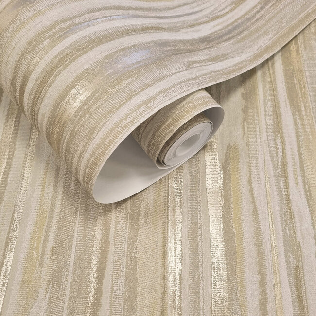 Dutch Wallcoverings Dutch Wallcoverings - FC Textura- Calico Taupe - Vliesbehang - 10m x 53cm - 66212