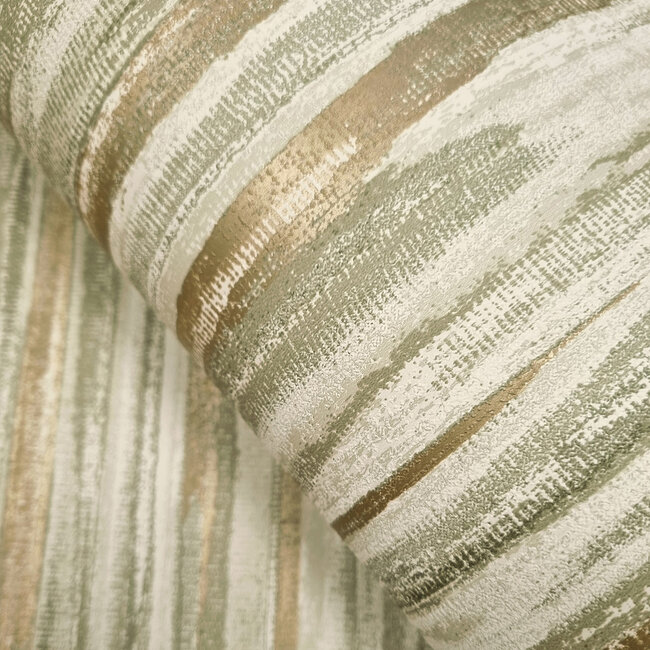 Dutch Wallcoverings Dutch Wallcoverings - FC Textura- Calico Sage - Vliesbehang - 10m x 53cm - 66213