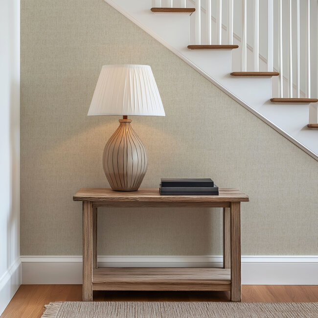 Dutch Wallcoverings Dutch Wallcoverings - Serenity - uni Warm Beige - Vliesbehang - 10m x 53cm - SY27502