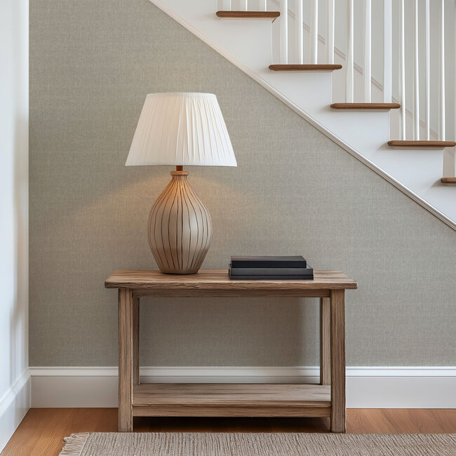 Dutch Wallcoverings Dutch Wallcoverings - Serenity - uni Pelican Taupe - Vliesbehang - 10m x 53cm - SY27503