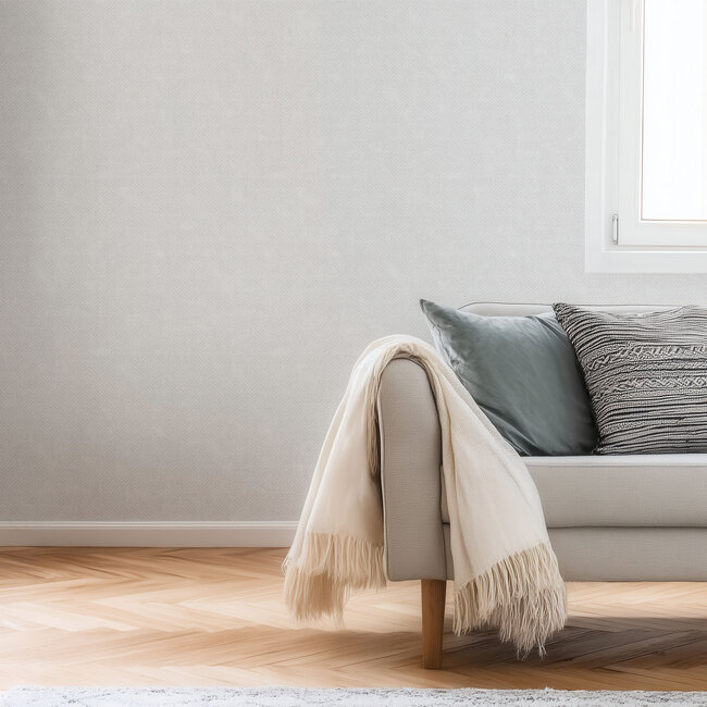 Dutch Wallcoverings Dutch Wallcoverings - Serenity - Design Winter White - Vliesbehang - 10m x 53cm - SY27520