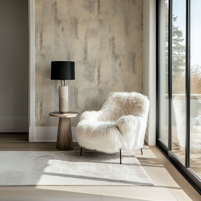 Dutch Wallcoverings Dutch Wallcoverings - Serenity - Concrete Beige - Vliesbehang - 10m x 53cm - SY27542