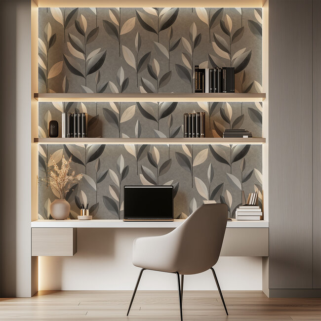 Dutch Wallcoverings Dutch Wallcoverings - Serenity - Smooth Warm Grey - Vliesbehang - 10m x 53cm - SY27554