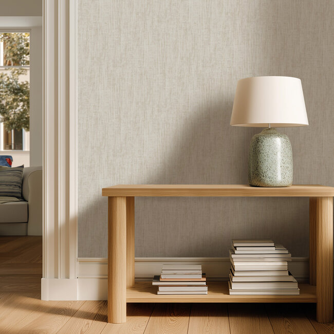 Dutch Wallcoverings Dutch Wallcoverings - Renaissance - Basket Weave Pistache- Vliesbehang - 10m x 53cm - RE521021