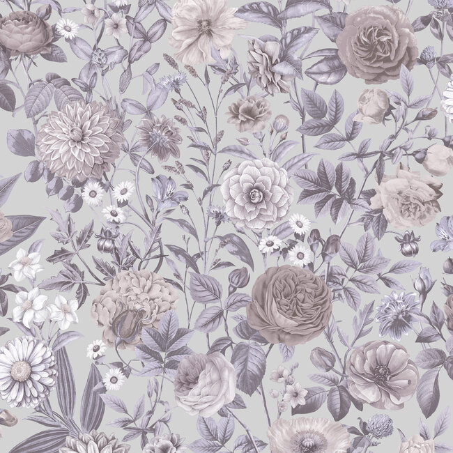 Dutch First Class Dutch First Class - Silva Essence - Silva Essence Velvet Bloom l.beige - Vliesbehang - 10m x 53cm - 21102