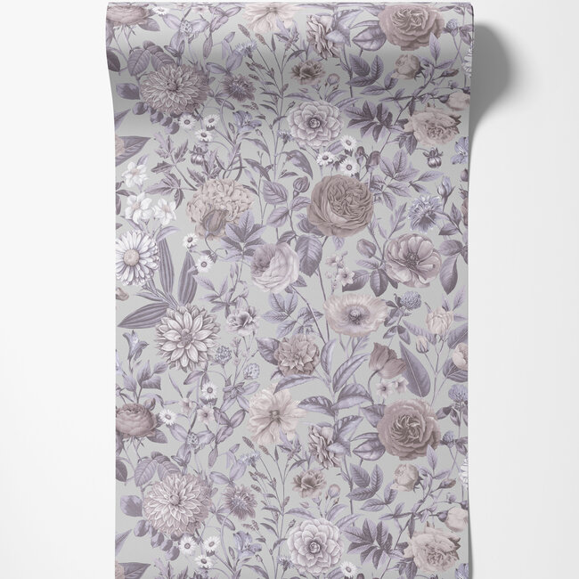Dutch First Class Dutch First Class - Silva Essence - Silva Essence Velvet Bloom l.beige - Vliesbehang - 10m x 53cm - 21102