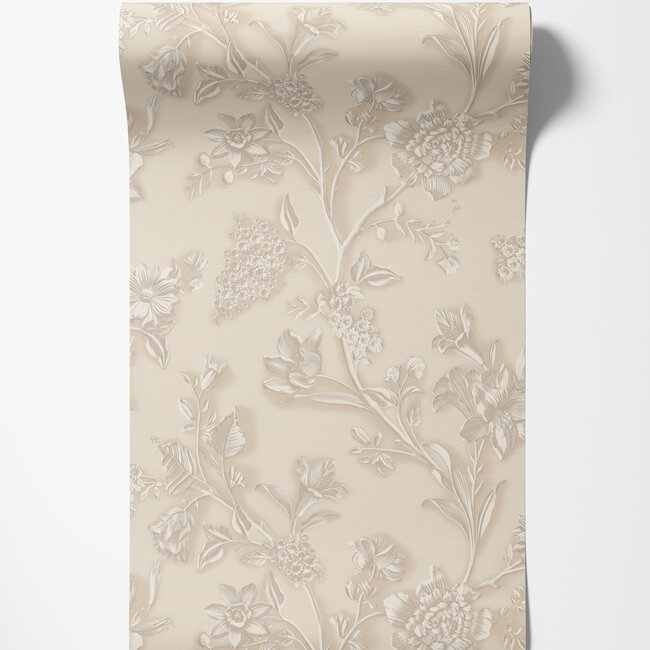 Dutch First Class Dutch First Class - Silva Essence - Silva Essence Cerlia beige - Vliesbehang - 10m x 53cm - 21117