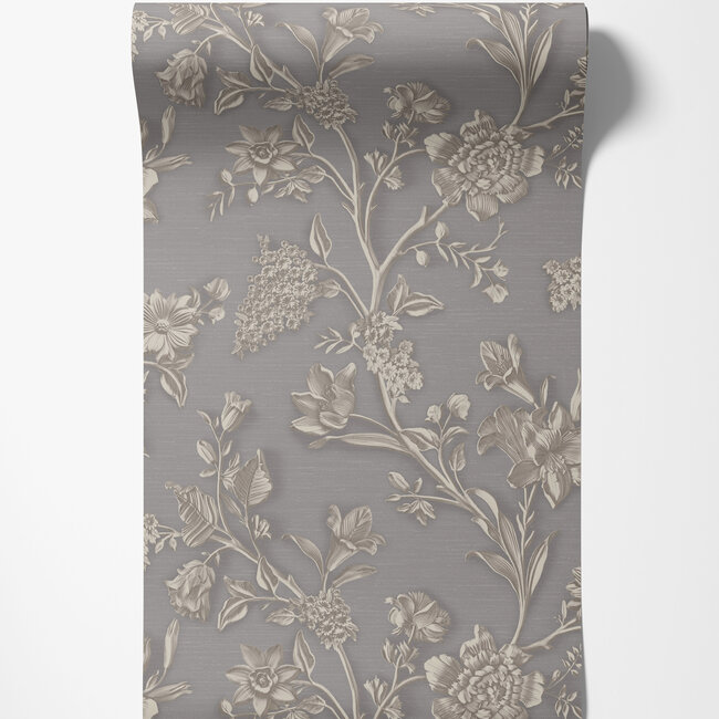 Dutch First Class Dutch First Class - Silva Essence - Silva Essence Cerlia greige - Vliesbehang - 10m x 53cm - 21118