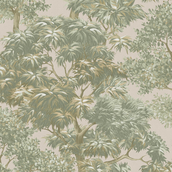 Dutch First Class Dutch First Class - Silva Essence - Silva Essence Sylva groen - Vliesbehang - 10m x 53cm - 21131
