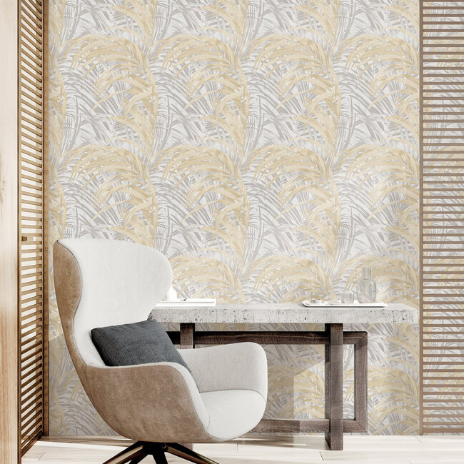 Dutch First Class Dutch First Class - Silva Essence - Silva Essence Breeze wit/creme - Vliesbehang - 10m x 53cm - 21137