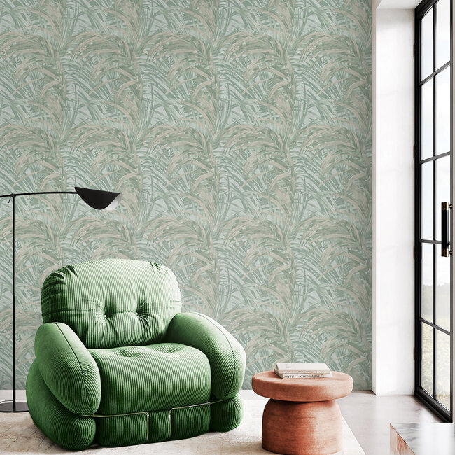 Dutch First Class Dutch First Class - Silva Essence - Silva Essence Breeze groen - Vliesbehang - 10m x 53cm - 21139