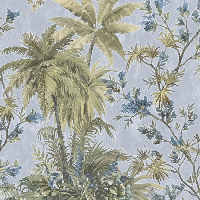 Dutch First Class Dutch First Class - Silva Essence - Silva Essence Tropis blauw/groen - Vliesbehang - 10m x 53cm - 21156