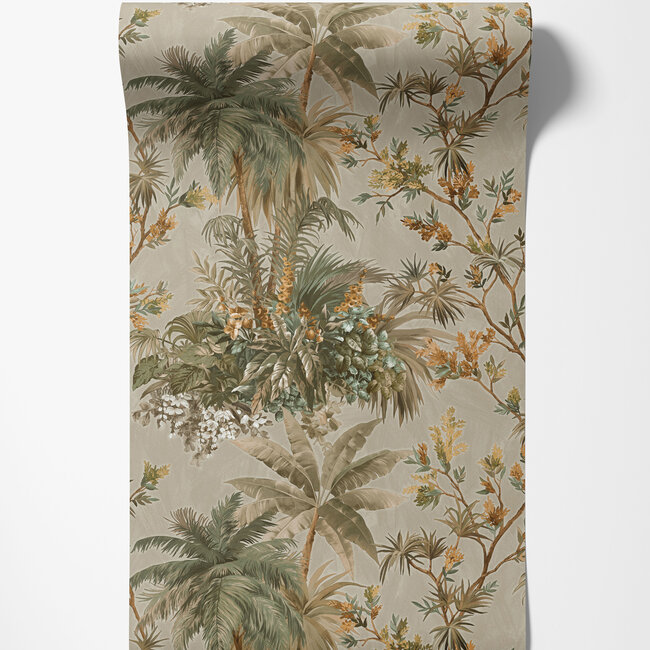 Dutch First Class Dutch First Class - Silva Essence - Silva Essence Tropis beige - Vliesbehang - 10m x 53cm - 21158