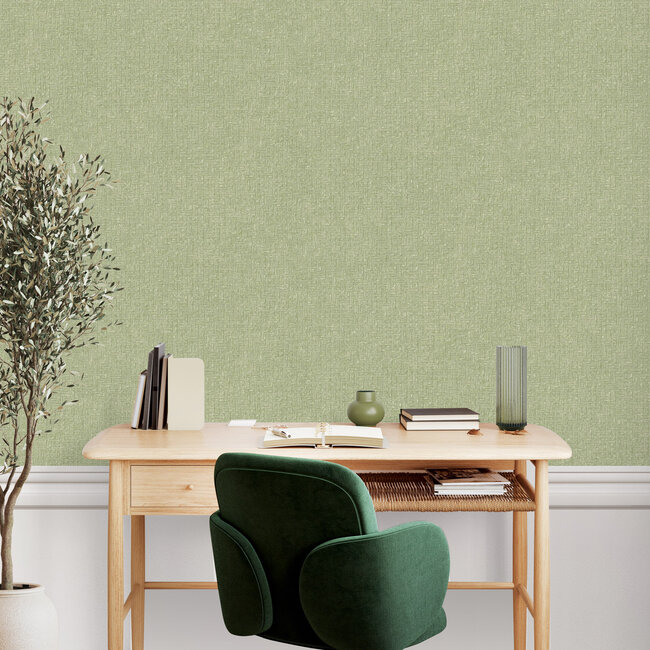Dutch First Class Dutch First Class - Silva Essence - Silva Essence Lilt groen - Vliesbehang - 10m x 53cm - 21173