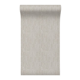 Dutch Wallcoverings Dutch Wallcoverings - Santa Fé Retro string Motif Grey - SA524013 Dutch Wallcoverings Dutch Wallcoverings - Santa Fé Retro string Motif Grey - SA524013