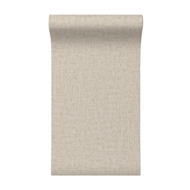 Dutch Wallcoverings Dutch Wallcoverings - Santa Fé Engraved Beige - Vliesbehang - 10m x 53cm - SA524022