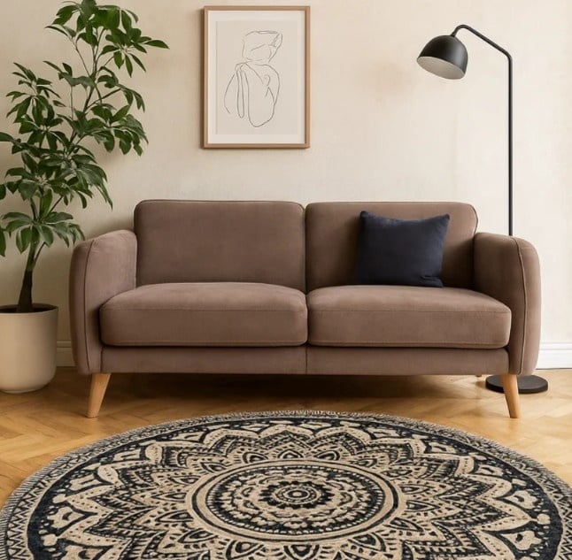 Rond vloerkleed van 150 cm: waar past deze maat het beste?