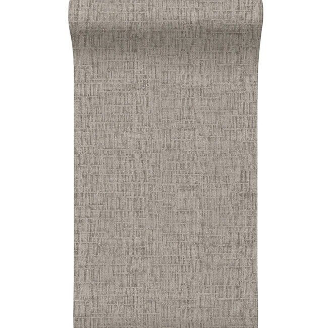 Dutch Wallcoverings Dutch Wallcoverings - Santa Fé Engraved Taupe - Vliesbehang - 10m x 53cm - SA524023