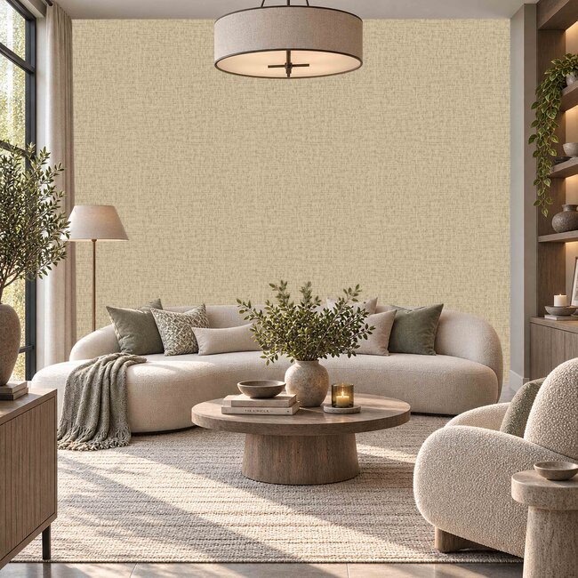 Dutch Wallcoverings Dutch Wallcoverings - Santa Fé Engraved Gold - Vliesbehang - 10m x 53cm - SA524024