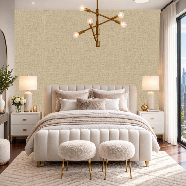 Dutch Wallcoverings Dutch Wallcoverings - Santa Fé Engraved Gold - Vliesbehang - 10m x 53cm - SA524024