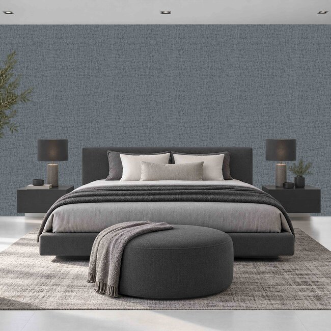 Dutch Wallcoverings Dutch Wallcoverings - Santa Fé Engraved Dary Grey - Vliesbehang - 10m x 53cm - SA524026