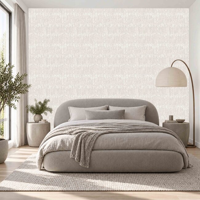 Dutch Wallcoverings Dutch Wallcoverings - Santa Fé Natural slate Cream - Vliesbehang - 10m x 53cm - SA524031