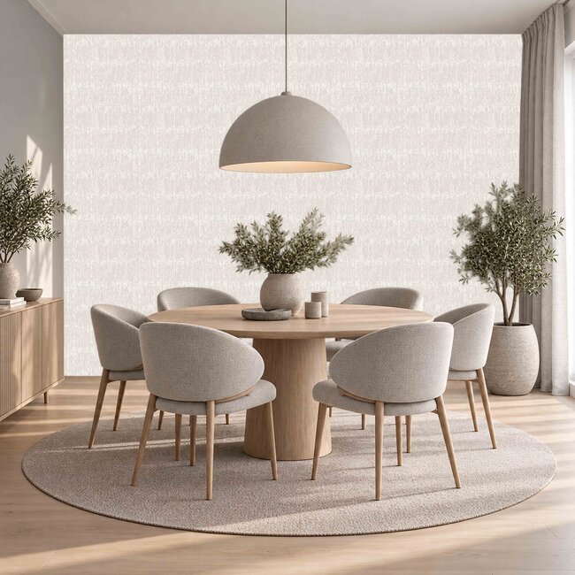 Dutch Wallcoverings Dutch Wallcoverings - Santa Fé Natural slate Cream - Vliesbehang - 10m x 53cm - SA524031