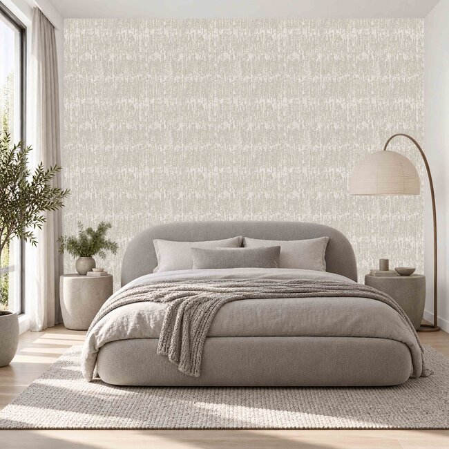 Dutch Wallcoverings Dutch Wallcoverings - Santa Fé Natural slate Taupe - Vliesbehang - 10m x 53cm - SA524033