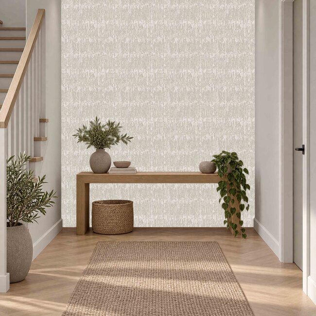 Dutch Wallcoverings Dutch Wallcoverings - Santa Fé Natural slate Taupe - Vliesbehang - 10m x 53cm - SA524033