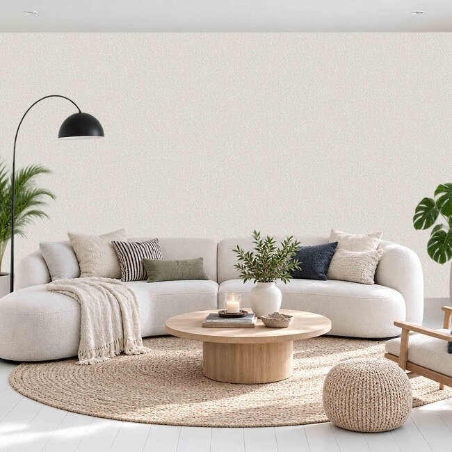 Dutch Wallcoverings Dutch Wallcoverings - Santa Fé Natures Weave Off White - Vliesbehang - 10m x 53cm - SA524051