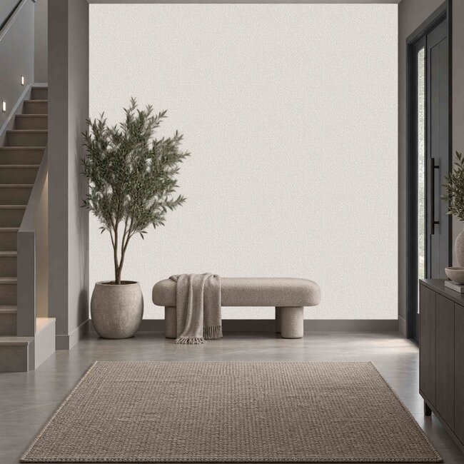 Dutch Wallcoverings Dutch Wallcoverings - Santa Fé Natures Weave Off White - Vliesbehang - 10m x 53cm - SA524051