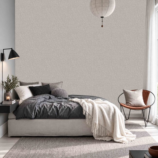 Dutch Wallcoverings Dutch Wallcoverings - Santa Fé Natures Weave Taupe - Vliesbehang - 10m x 53cm - SA524052