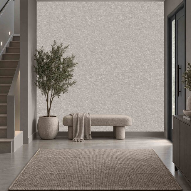 Dutch Wallcoverings Dutch Wallcoverings - Santa Fé Natures Weave Taupe - Vliesbehang - 10m x 53cm - SA524052