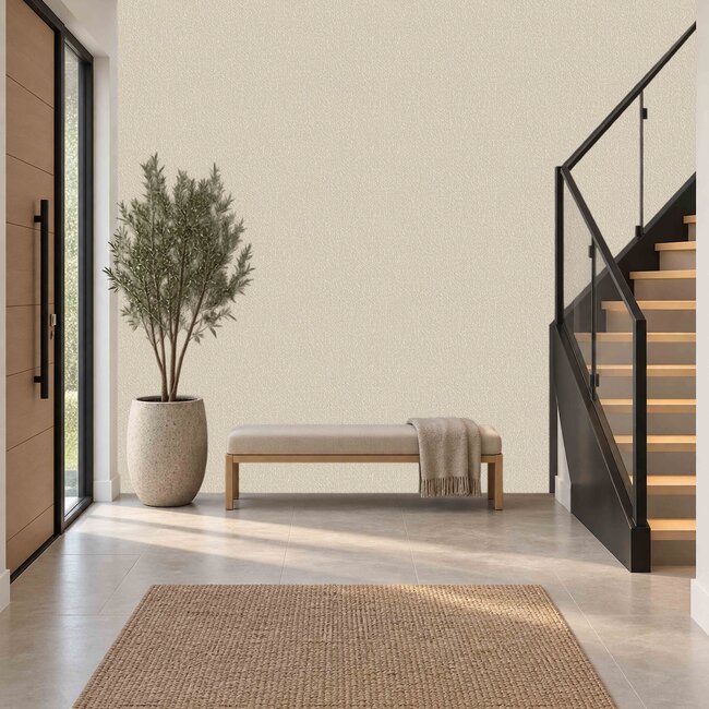 Dutch Wallcoverings Dutch Wallcoverings - Santa Fé Natures Weave Beige - Vliesbehang - 10m x 53cm - SA524054
