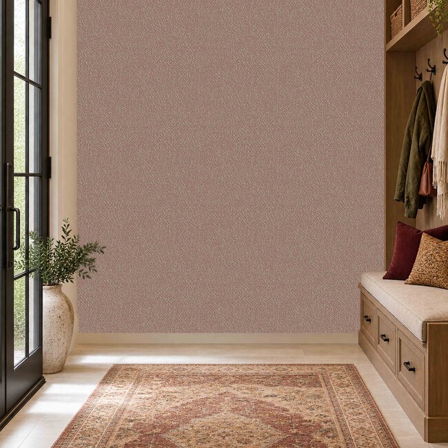 Dutch Wallcoverings Dutch Wallcoverings - Santa Fé Natures Weave Terracotta - Vliesbehang - 10m x 53cm - SA524056